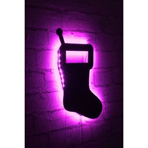 Brandhout LED Strip Verlichting | Zwarte Basis | 375cm Snoer | 600 Lumen Roze