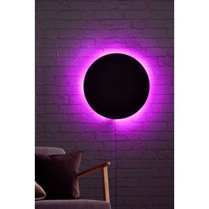 Brandhout Decoratieve LED-verlichting | 60 LED&#039;s/m | 375cm Snoer | 45cm Diameter | 600lm | Roze