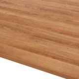 Alexander 180cm Tafel | Oud Eiken/Metalen Poten | MDF Bovenblad