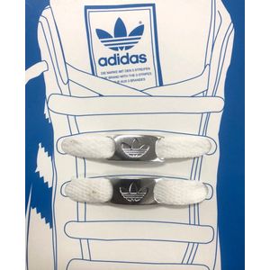 Adidas Lace Jewel Deluxe - Aluminium Zilver - Sieraad Voor Veters