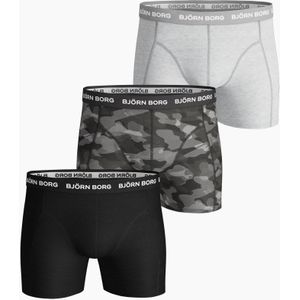 Björn Borg Heren Boxershort 3p Solids Scott Maat S Mannen