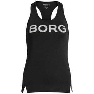Björn Borg - Cle Racerback Tank - Top - Zwart - Gerecycled Polyester