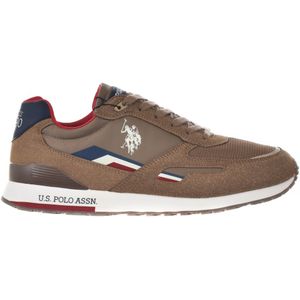 U.s. Polo Assn. U.s. Polo Assn. Tabry Heren Sneaker Taupe/brown Maat 45 Man