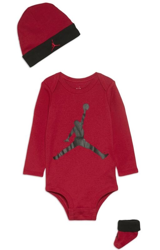 Nike - Jordan Romper - Rompertje - 3-delige Set - Lange Mouwen