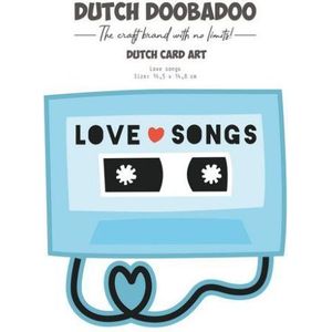 470784199 Dutch Doobadoo card art - Love Songs - A5 - 14,5x14,8cm