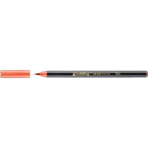 Edding - E-1340 Brushpen penseelvorm flexibel - Kleur 084 Mandarijn - 1-3mm