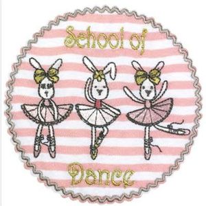 Prym - 924358 Strijkapplicatie - School of Dance - wit/fuchsia - 1st