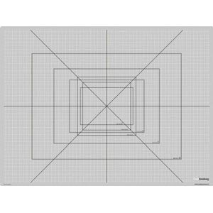 CraftEmotions - Snijmat dun - Grijs - 45x60cm