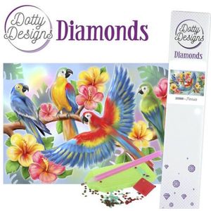 Dotty Designs Diamonds - Parrots - Diamond paintings - 29.7x42cm
