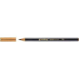 Edding - E-1340 Brushpen penseelvorm flexibel - Kleur 013 Oker - 1-3mm