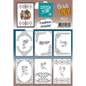 10021 Cards only Stitch A6 - 021