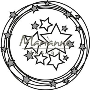 Cr1447 Marianne design - Craftable snijmal - Circle & stars