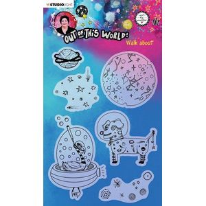 Abm-ootw-stamp69 Studio Light Clear stamp - Art By Marlene - Out of this World - Walk About