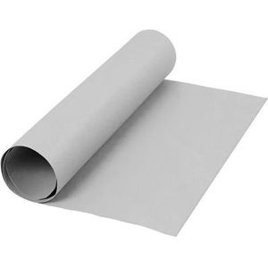 Faux Leather Papier - Rol 50x100cm - Grijs - 350gr