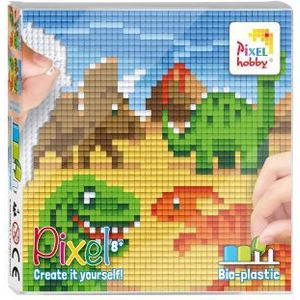 44019 Pixelhobby - Pixelset Dino's