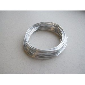 Aluminum Wire - Aluminum Wire - Zilverkleur 4 meter 2 mm