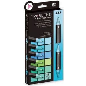 Spectrum Noir Triblend - Coastal Blends - Alcoholmarkers - 6st