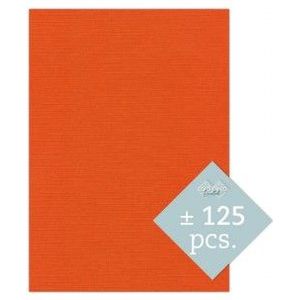 BLKG-A511 Linnenkarton A5 - Kleur 11 Oranje - Bulkverpakking 125 vellen - 240 grams