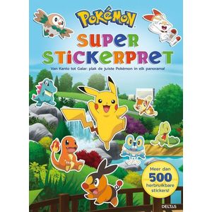 Boek - Pokémon - Super Stickerpret - 203x178mm
