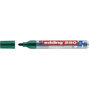 Edding - E-250 Whiteboard marker - Kleur 004 Groen - 1,5-3mm - Rond