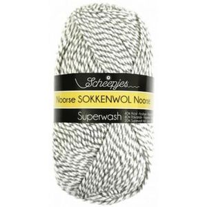 Scheepjes - Markoma Noorse wol - Kleur 6849 Grijs/Beige - 100gram bol 160 meter looplengte en pendikte 3 - 3,5