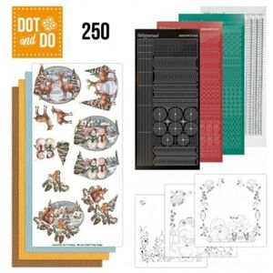 Hobbydots - Dodo-250 Dot en do - Amy Design - Snowy Christmas