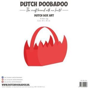 470784224 Dutch Doobadoo box art - Gebroken ei - 30x30cm