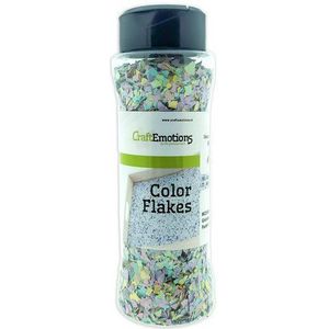 Craft Emotions - Color Flakes - Graniet pastelkleuren - Pot 90 gram