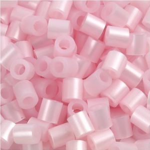 Creativ Company - Nabbi - Strijkkralen - Medium - Roze parelmoer - 5x5mm - 2,5mm gatgrootte - Zakje 1100st