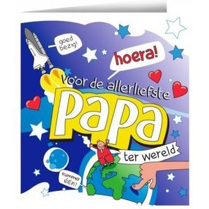 Wenskaart cartoon - Papa