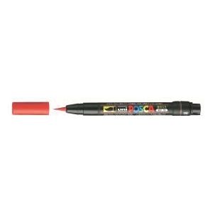 Posca - Pcf-35015 Verfmarker Brush - Kleur 15 Rood - 1-10mm