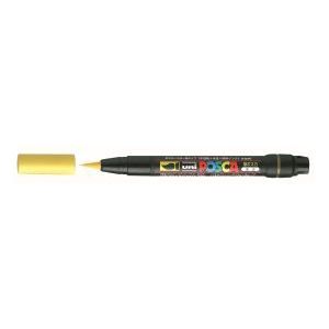 Posca - Pcf-3502 Verfmarker Brush - Kleur 2 Geel - 1-10mm