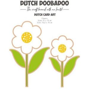 470784211 Dutch Doobadoo card art - Bloemen - A5 - 21x13cm en 16,5x10cm