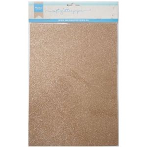 Ca3145 Soft Glitter paper - Bronze - 5vel - A4