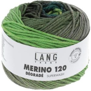 Lang Yarn - Merino 120 Degrade kleur 2 - 50gr