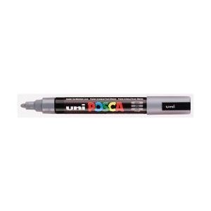 Posca - PC-5M37 Verfmarker medium met conische punt - Kleur 37 Grijs - 1,8-2,5mm