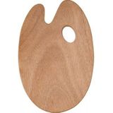 Houten palet ovaal 5mm dik - 27x41cm