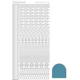 Stdm18d Hobbydots serie 18 - Mirror Turquoise