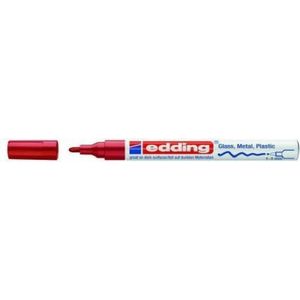 Edding - E-751 Glanslakmarker - Kleur 002 Rood - 1-2mm