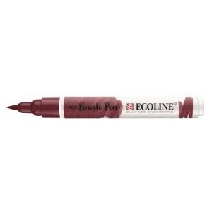 422 Ecoline brushpen - Rood bruin is een vloeibare waterverf in een brushpen