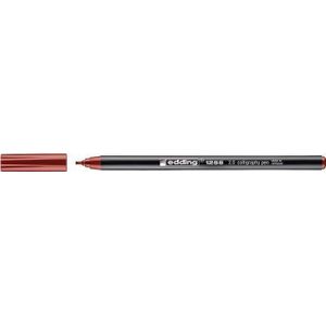 Edding - E-1255 Kalligrafie pen - Kleur 046 Rood - 2.0mm - Platte punt