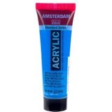 Royal Talens - Amsterdam - Acrylverf - Kleur 834 Metallic Blauw - Tube 20ml