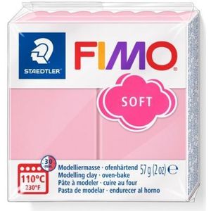 Fimo soft - 8020-T21 in de kleur Strawberry - pakje 57gr