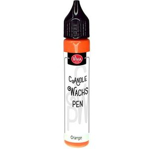 Viva Decor - Kaars versier pen - Kleur 300 Oranje - Tube 28ml