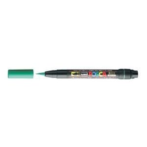 Posca - Pcf-3506 Verfmarker Brush - Kleur 6 Groen - 1-10mm