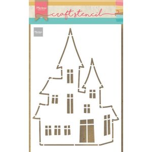 PS8075 Craft stencil - Haunted House