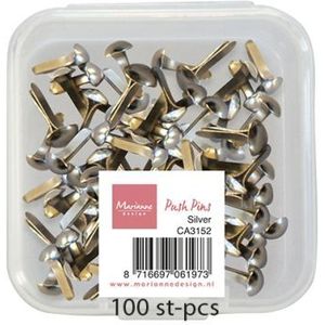 Ca3152 Push Pins - Silver - 100stuks 3mm