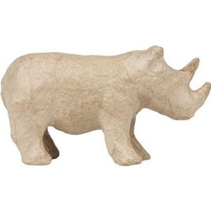 Ap205 Decopatch figuur - Neushoorn - 13x5x7cm