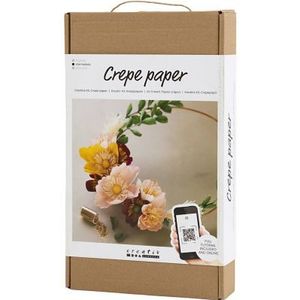 Creativ Company - Hobbyset - Crepepapier Krans - DIY