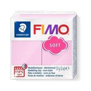 Fimo soft - 8020-205 oven hardende klei 110 graden in de kleur Pastel lichtroze - pakje 57gr